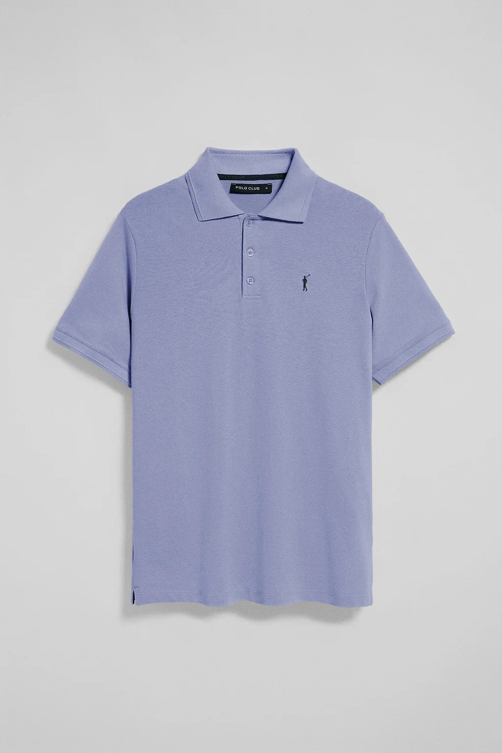 Aqua short-sleeve polo shirt with three buttons and Rigby Go embroidered logo - Image 8