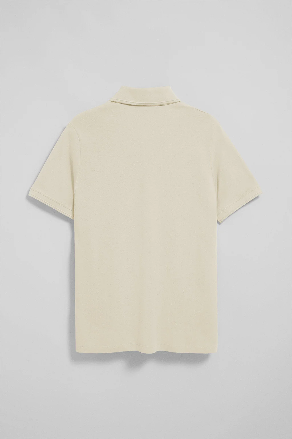 Nude short-sleeve polo shirt with three buttons and Rigby Go embroidered logo - Image 6