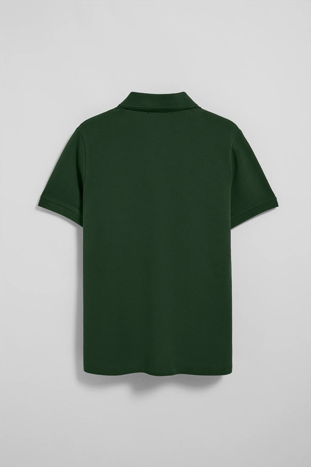 Bottle-green short-sleeve polo shirt with three buttons and Rigby Go embroidered logo - Image 6