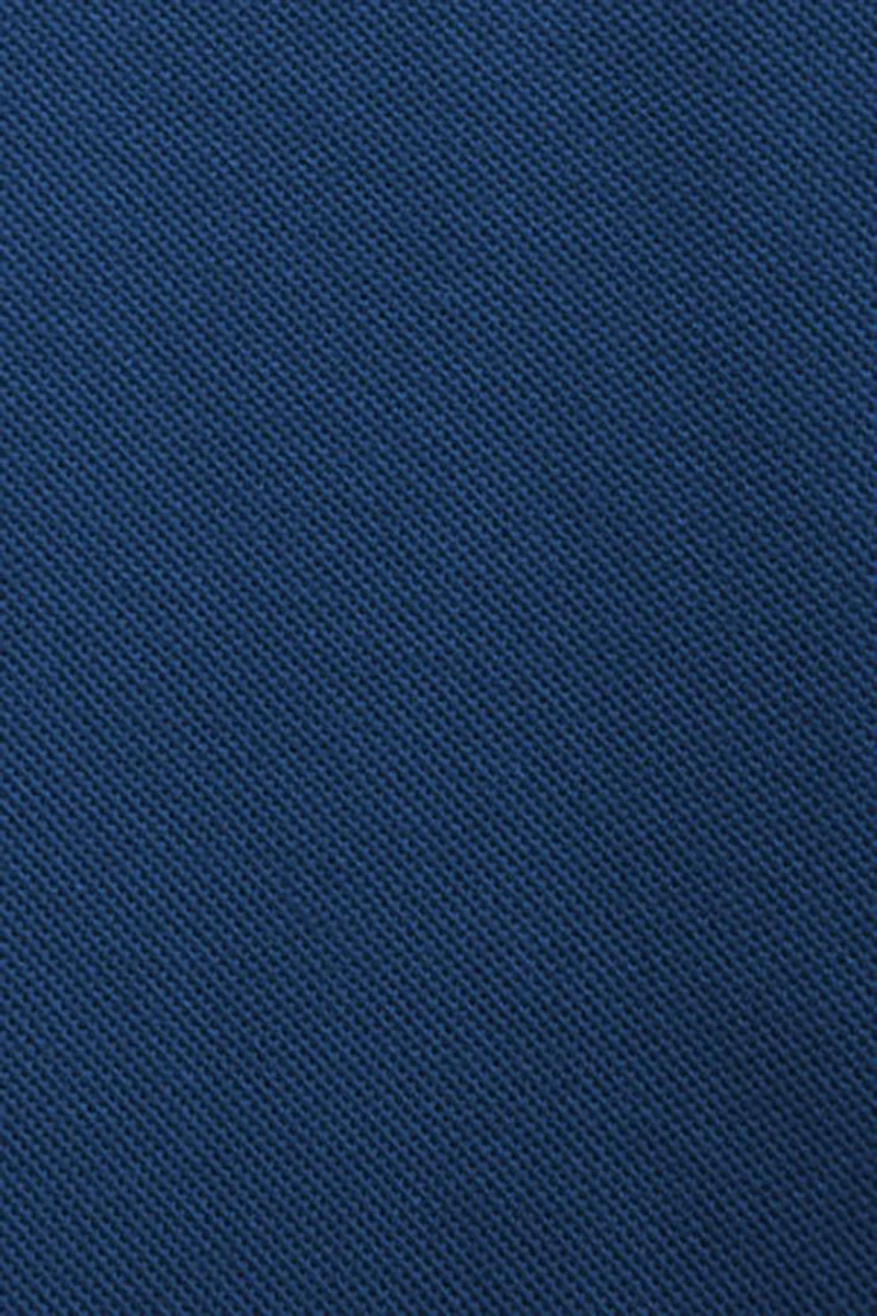 Indigo-blue short-sleeve polo shirt with Rigby Go embroidered logo - Image 12