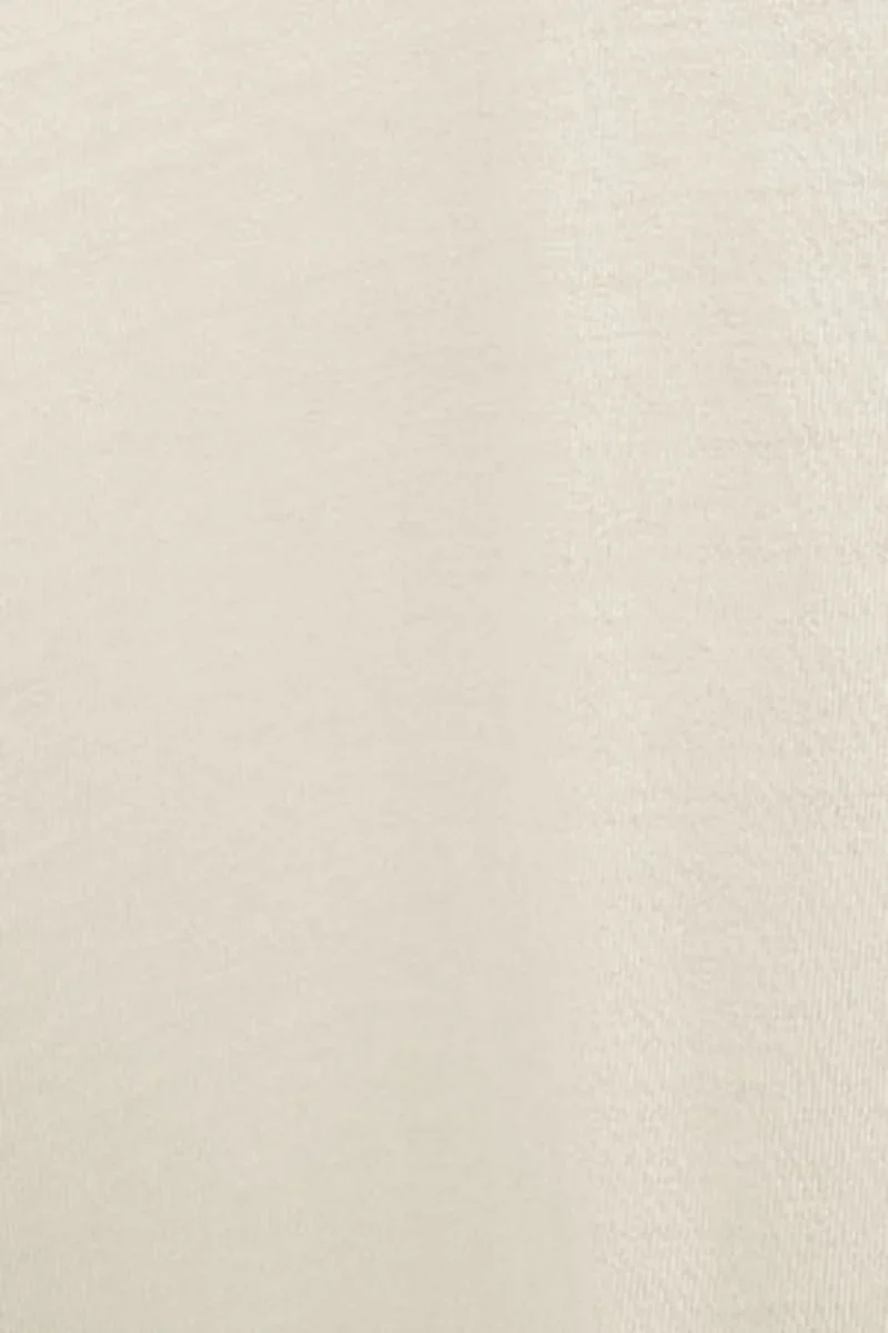 Nude cotton-linen polo shirt with buttonless collar and Rigby Go embroidery - Image 11