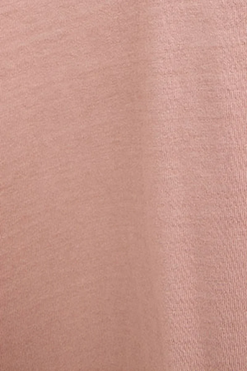 Pale-pink cotton-linen polo shirt with buttonless collar and Rigby Go embroidery - Image 11