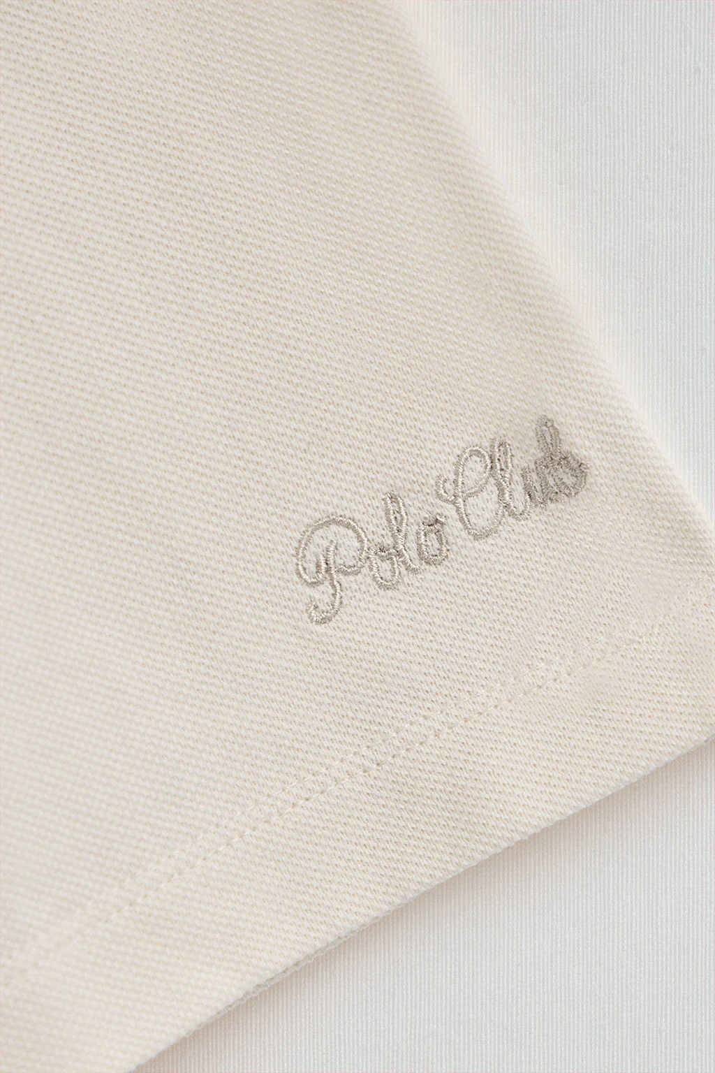 Nude half-sleeve polo shirt with Polo Club embroidery - Image 7