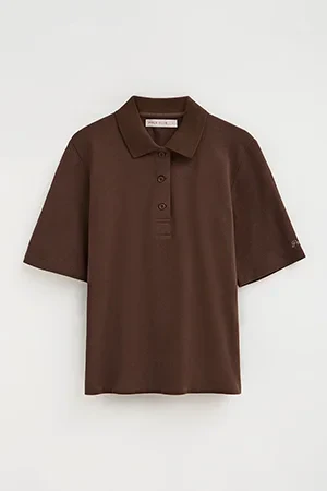 Chocolate polo shirt Polo Club with elbow-length sleeve - Image 10