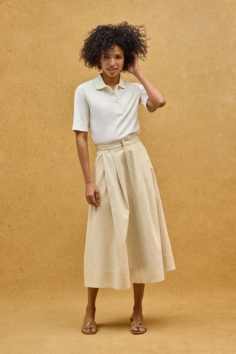 Nude polo shirt Polo Club with elbow-length sleeve - Image 3