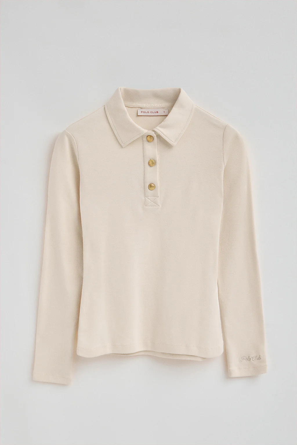 Nude slim-fit polo shirt Tesafi Nautic - Image 10