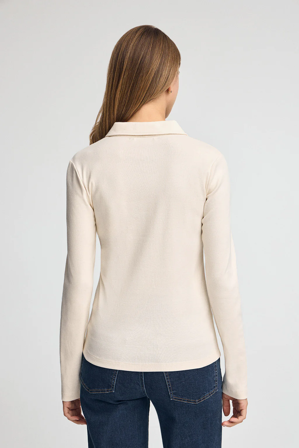 Nude slim-fit polo shirt Tesafi Nautic - Image 5