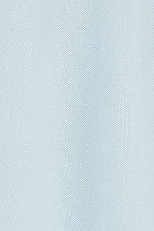 Light-blue long-sleeve polo shirt with two buttons and branded patch - Image 10