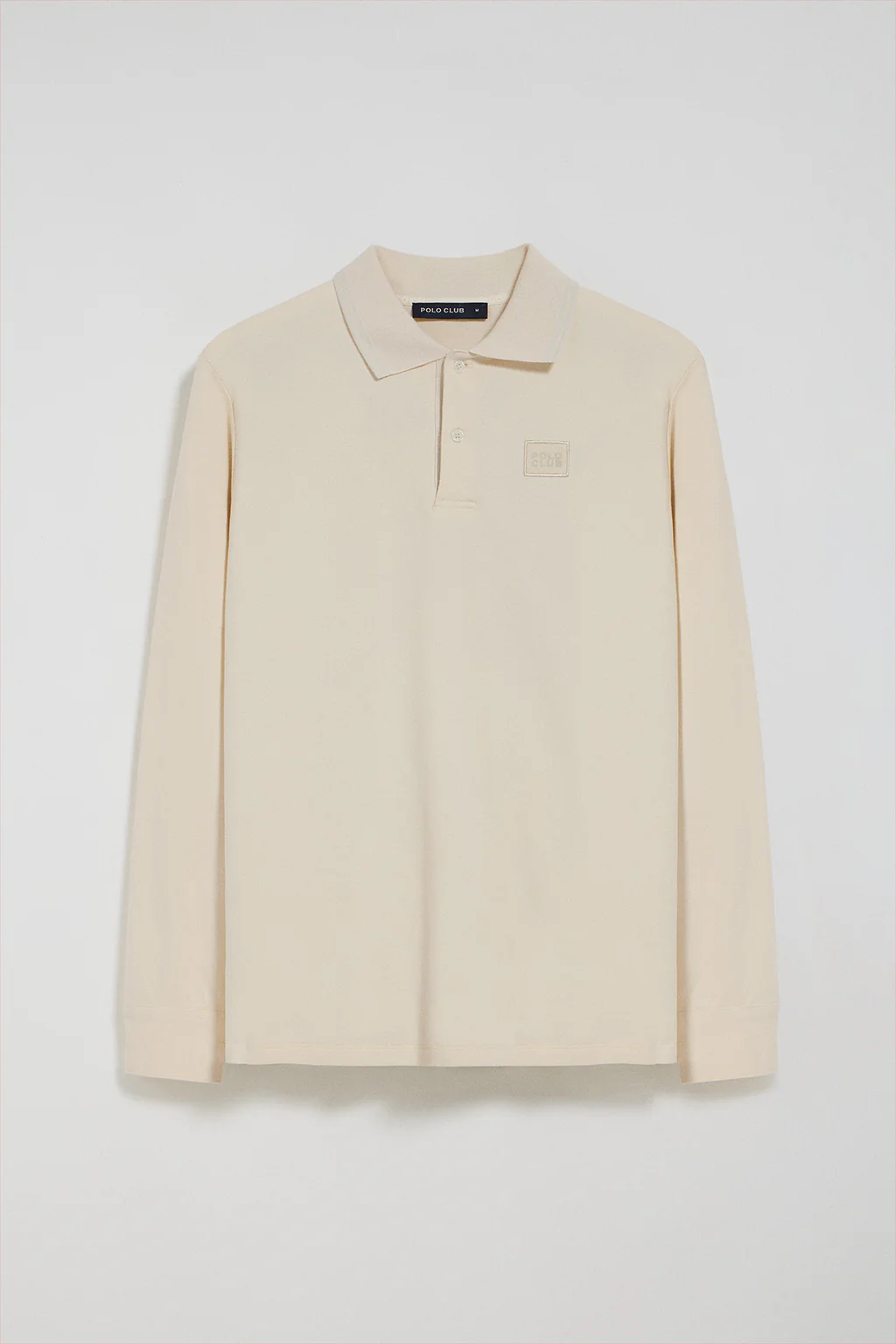 Nude polo shirt with two buttons Polo Club logo - Image 5