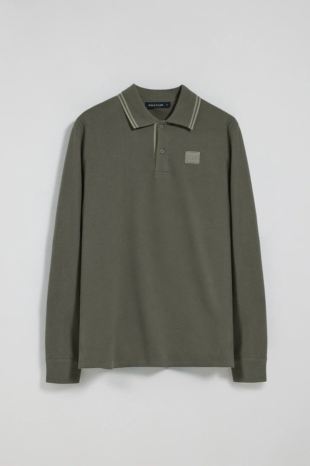 Green polo shirt with two buttons and Polo Club logo - Image 9