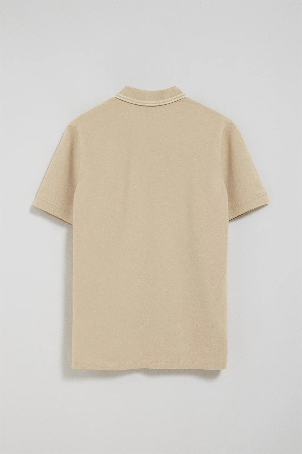 Beige polo shirt with two buttons and Polo Club logo - Image 8
