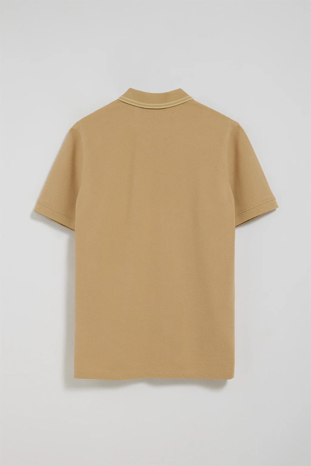 Camel polo shirt with two buttons and Polo Club logo - Image 7