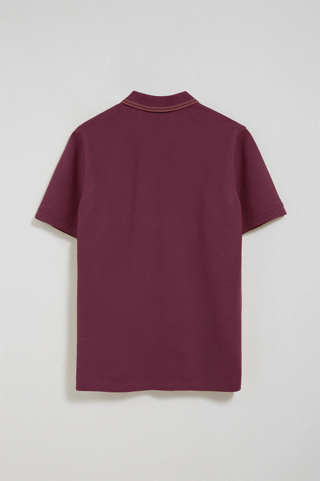 Plum polo shirt with two buttons and Polo Club logo - Image 7