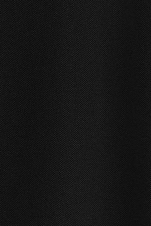 Black short-sleeve polo shirt with two buttons and chest detail - Image 9