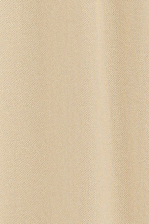Ivory short-sleeve polo shirt with two buttons and chest detail - Image 9