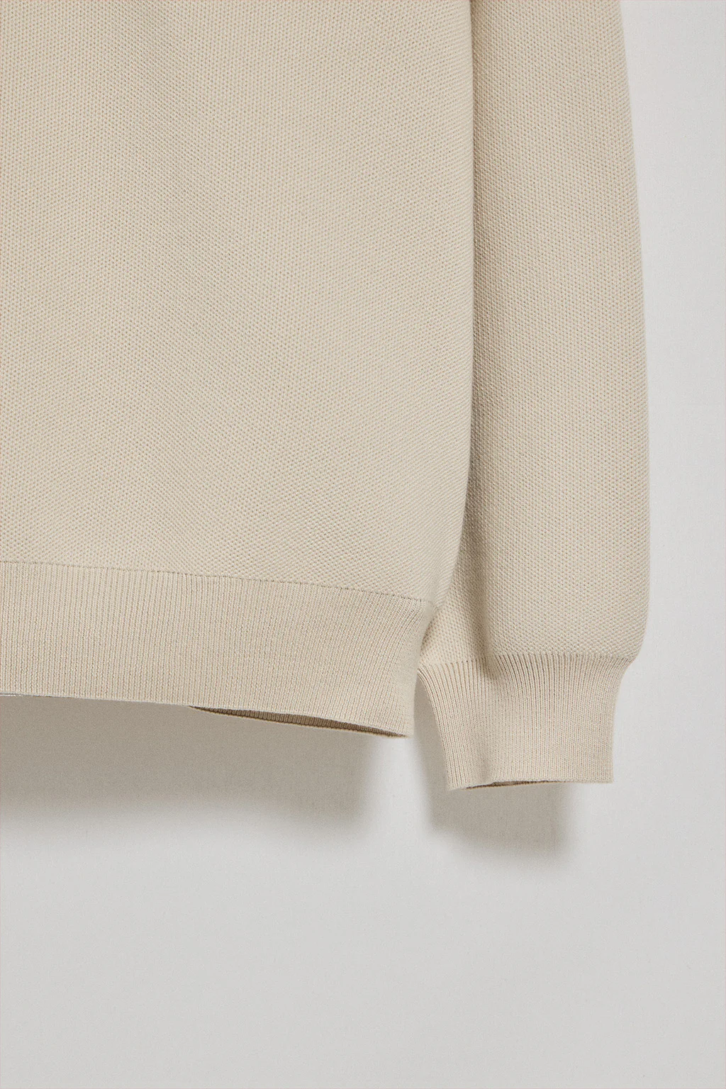 Beige knit jumper Axel with Polo Club logo on the chest - Image 7