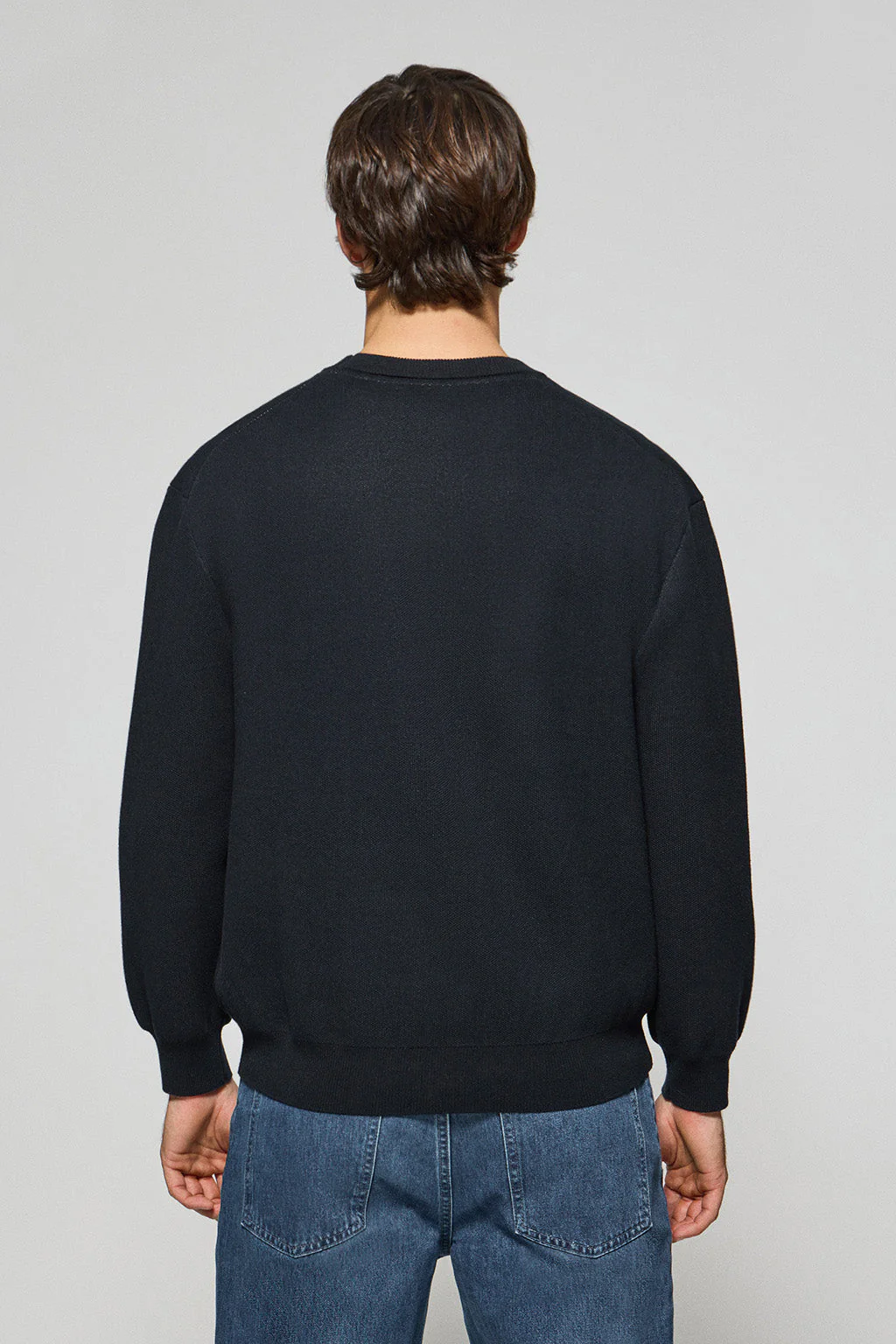 Navy-blue knit jumper Axel with Polo Club logo on the chest - Image 7