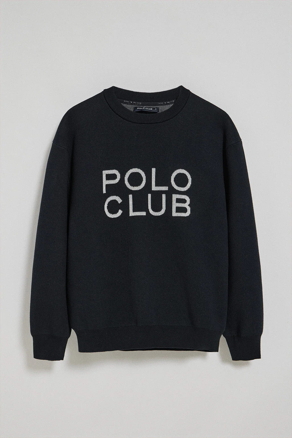 Navy-blue knit jumper Axel with Polo Club logo on the chest - Image 8
