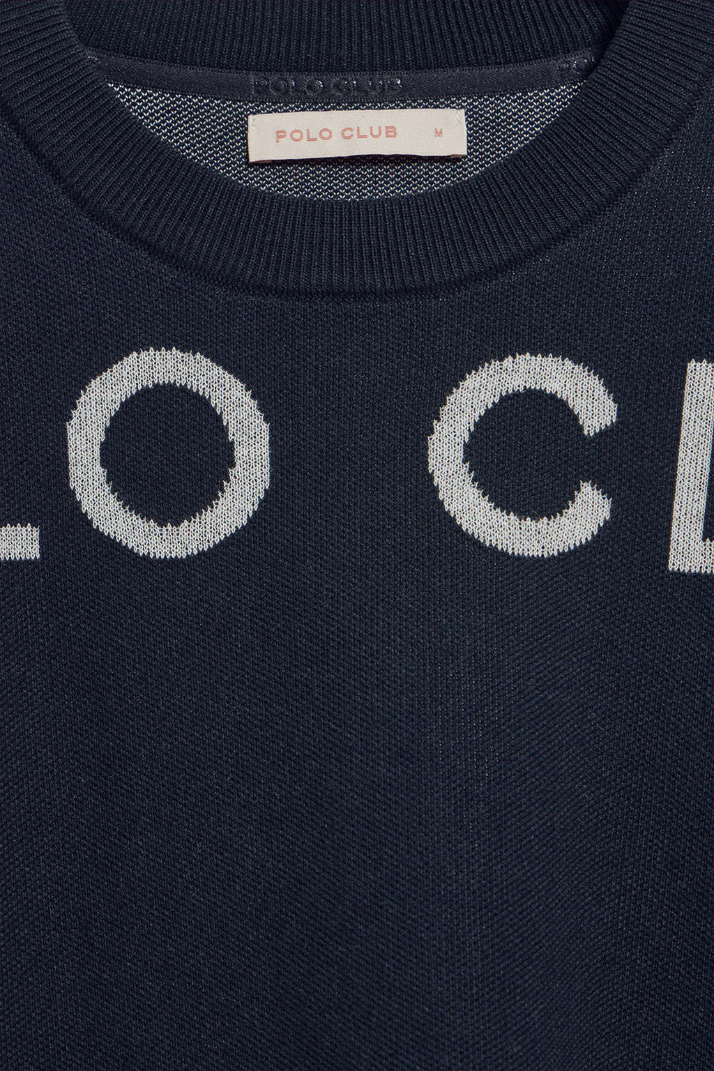 Navy-blue knit jumper Gia with Polo Club logo - Image 10
