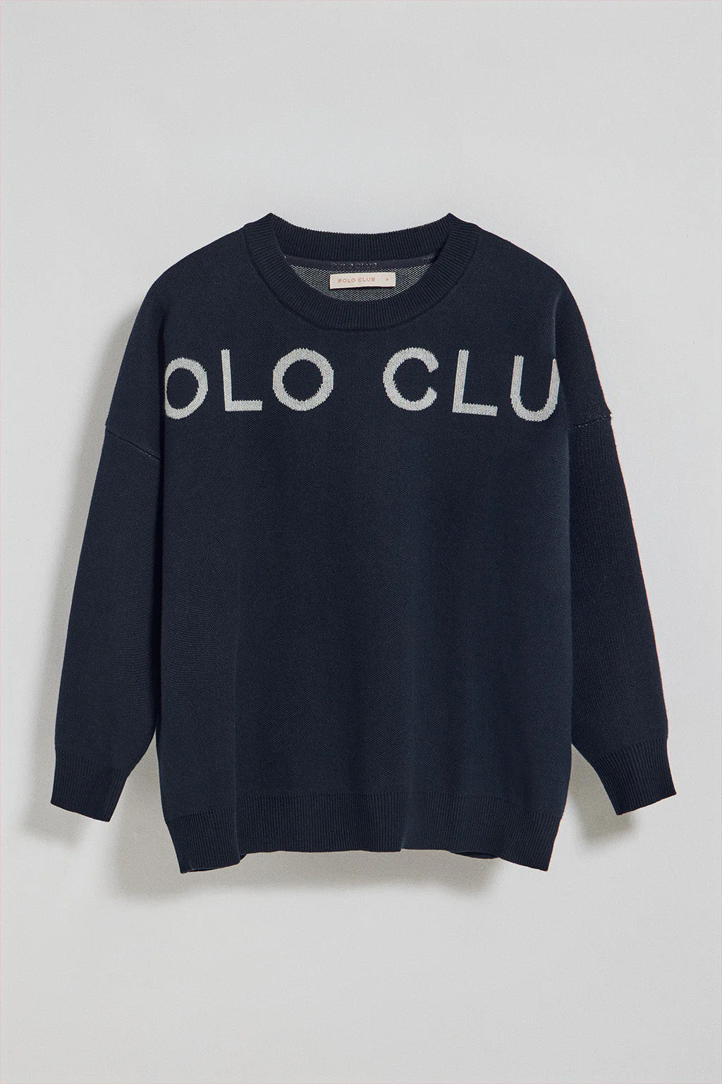 Navy-blue knit jumper Gia with Polo Club logo - Image 11