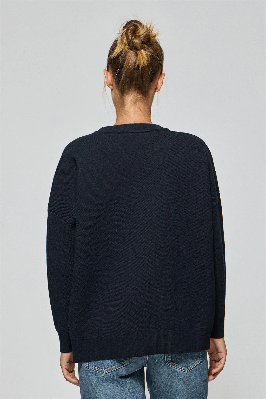 Navy-blue knit jumper Gia with Polo Club logo - Image 8