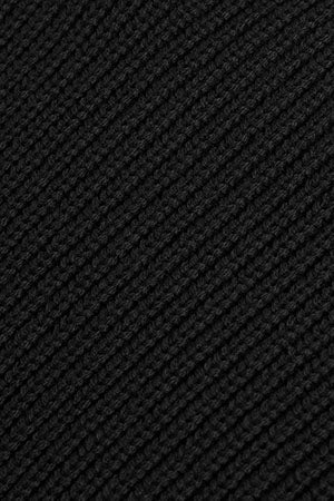 Black 9-gauge knit jumper with Polo Club detail - Image 10