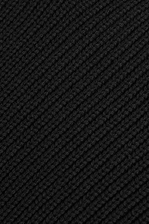 Black 9-gauge knit jumper with Polo Club detail - Image 11