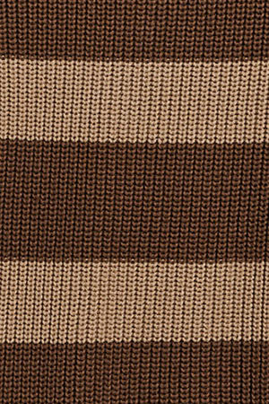 Sandy and brown striped jumper Julen with Polo Club logo - Image 9