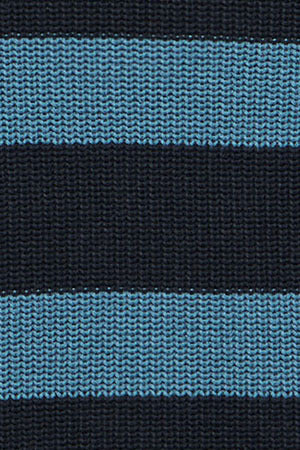 Blue and denim-blue striped jumper Julen with Polo Club logo - Image 10
