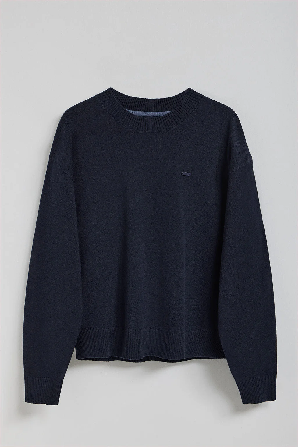 Navy-blue knit jumper Kacey with Polo Club pearly button - Image 7