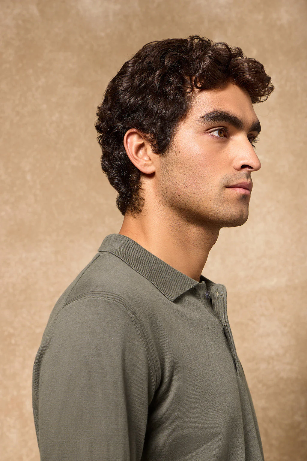 Green polo-collar knit jumper Kaleo with Polo Club details - Image 6