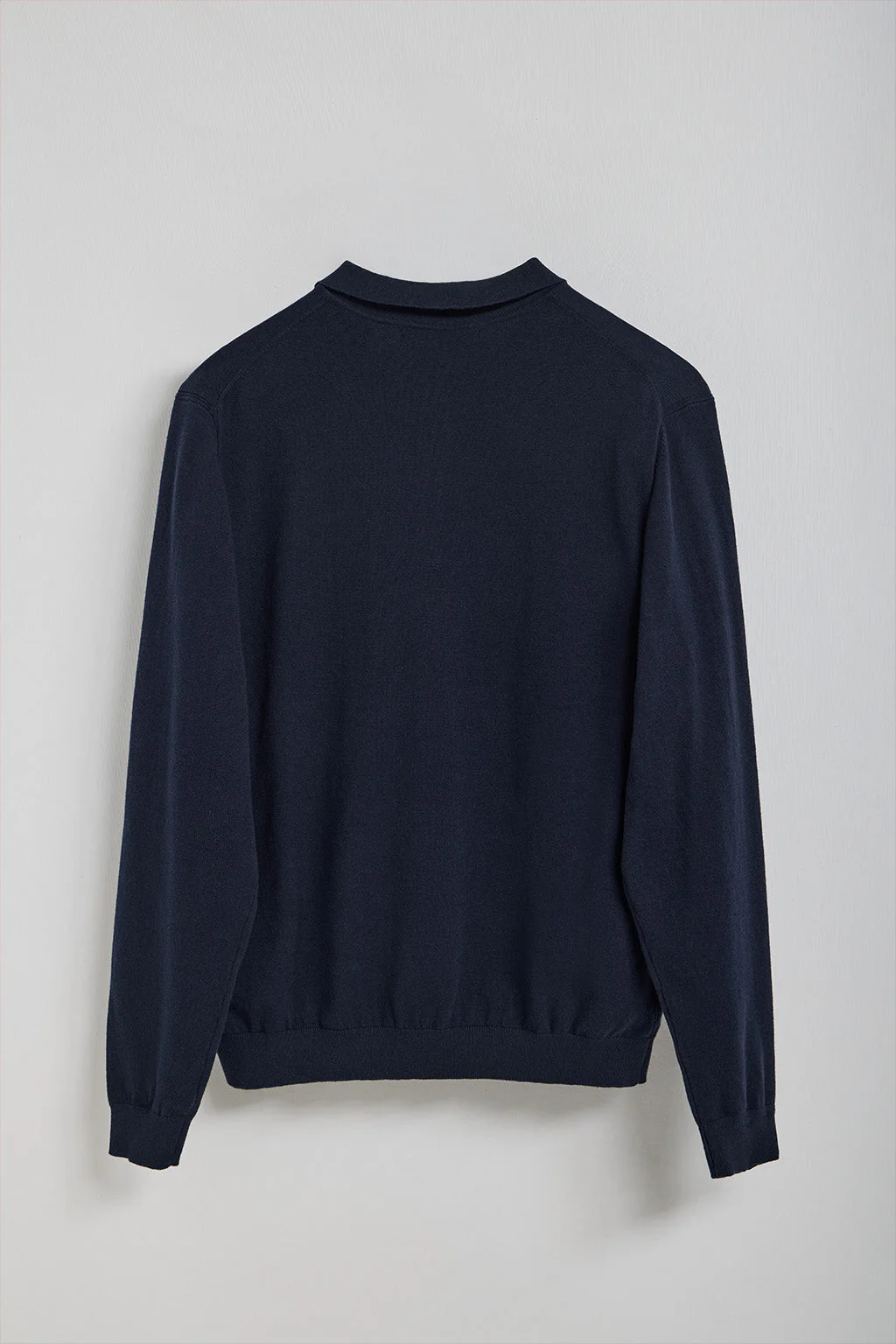 Navy-blue polo-collar knit jumper Kaleo with Polo Club details - Image 10