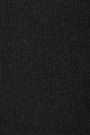Black knit jumper Katniss with Polo Club pearly button - Image 11