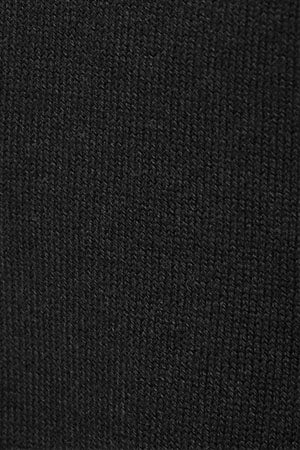 Black knit jumper Katniss with Polo Club pearly button - Image 13