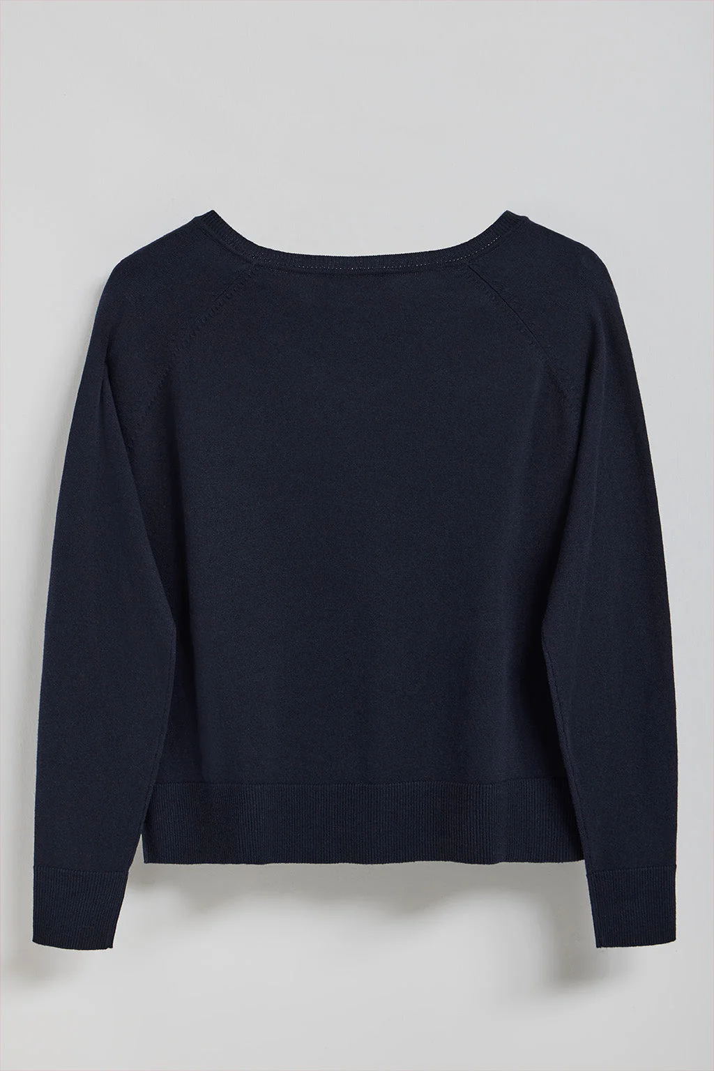 Navy-blue knit jumper Katniss with Polo Club pearly button - Image 9