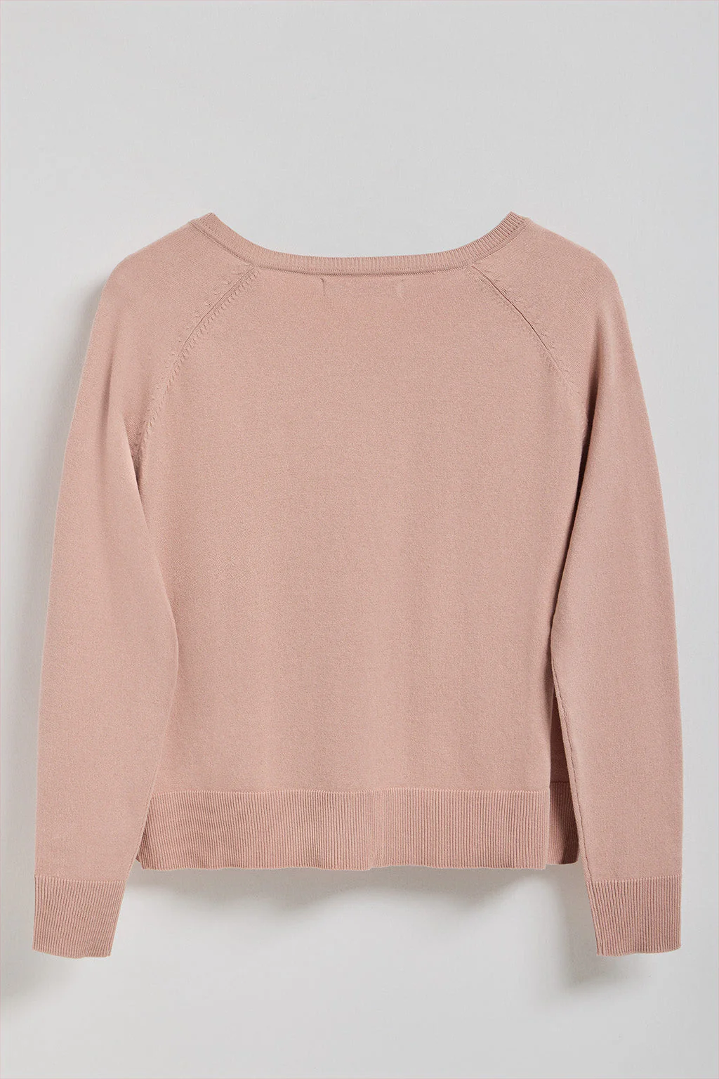 Pale-pink knit jumper Katniss with Polo Club pearly button - Image 7