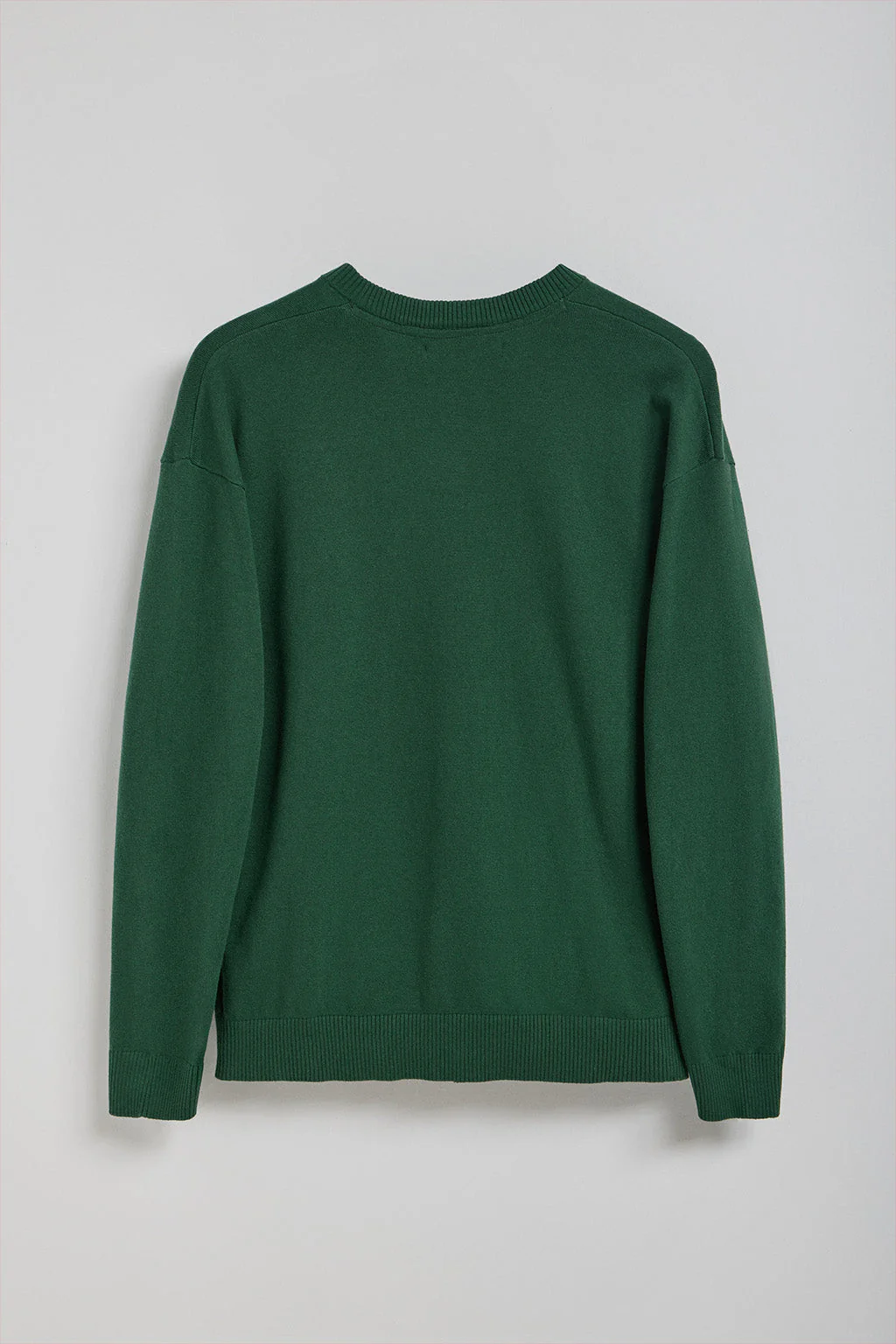 Green V-neck knit jumper Kendrik with Polo Club details - Image 7