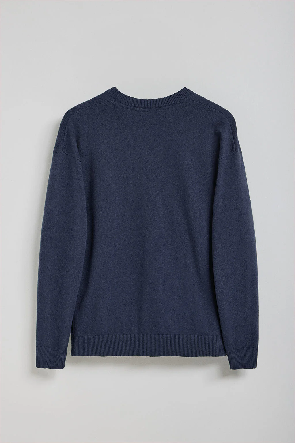 Navy-blue V-neck knit jumper Kendrik with Polo Club details - Image 10