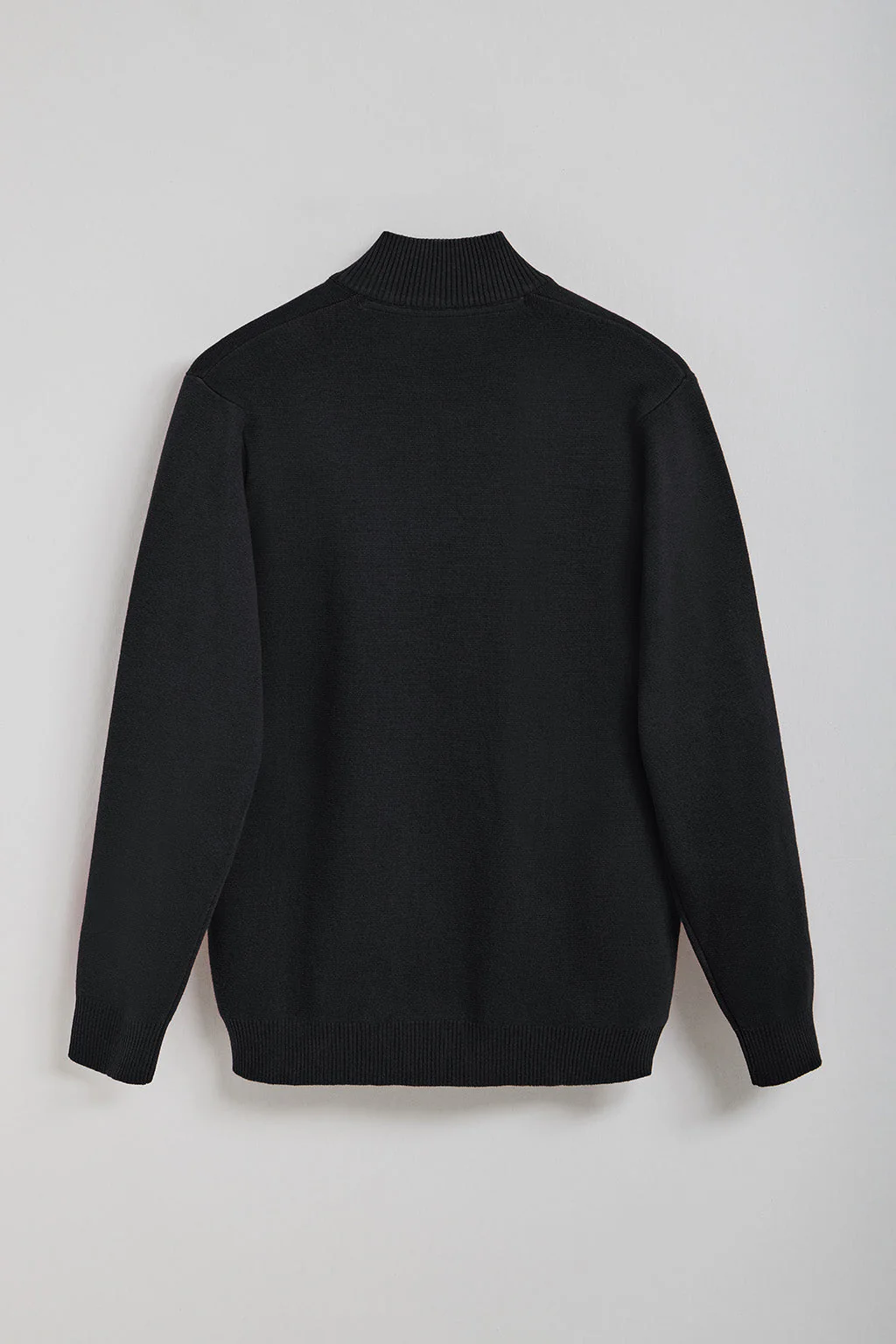 Black zip knit jumper Koda with Polo Club details - Image 12