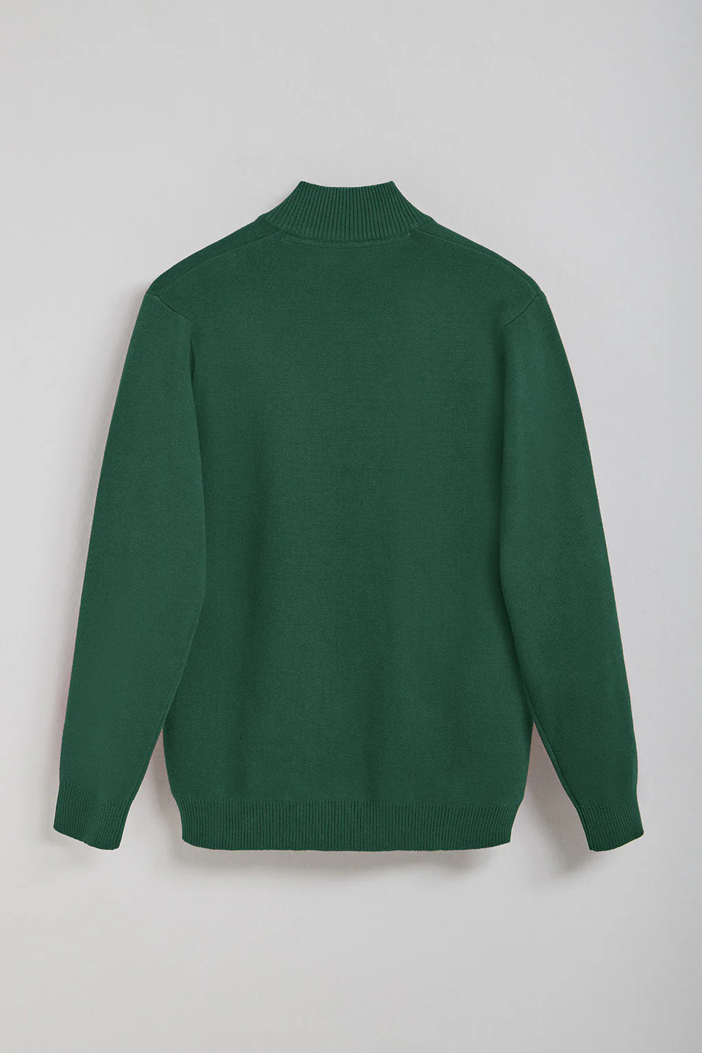 Green zip knit jumper Koda with Polo Club details - Image 9