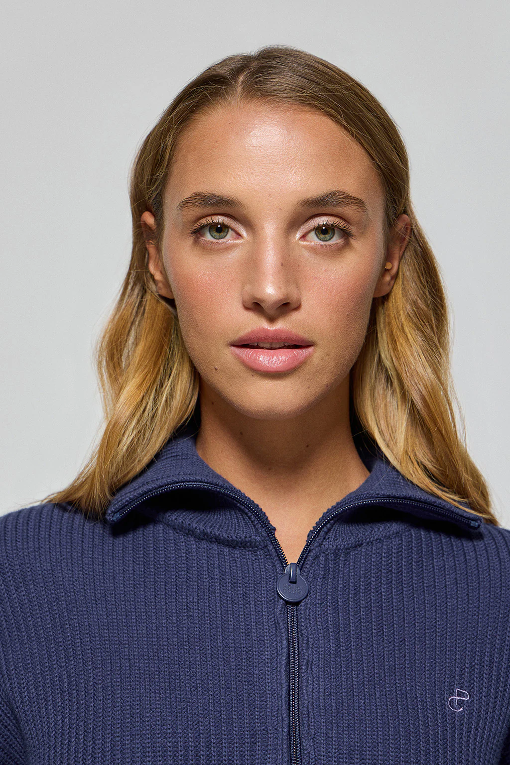 Blue jumper Nahia with Polo Club monogram embroidered logo - Image 3