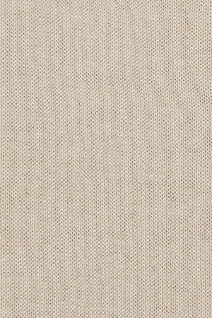 Beige V-neck jumper in cotton and linen with embroidered monogram - Image 10