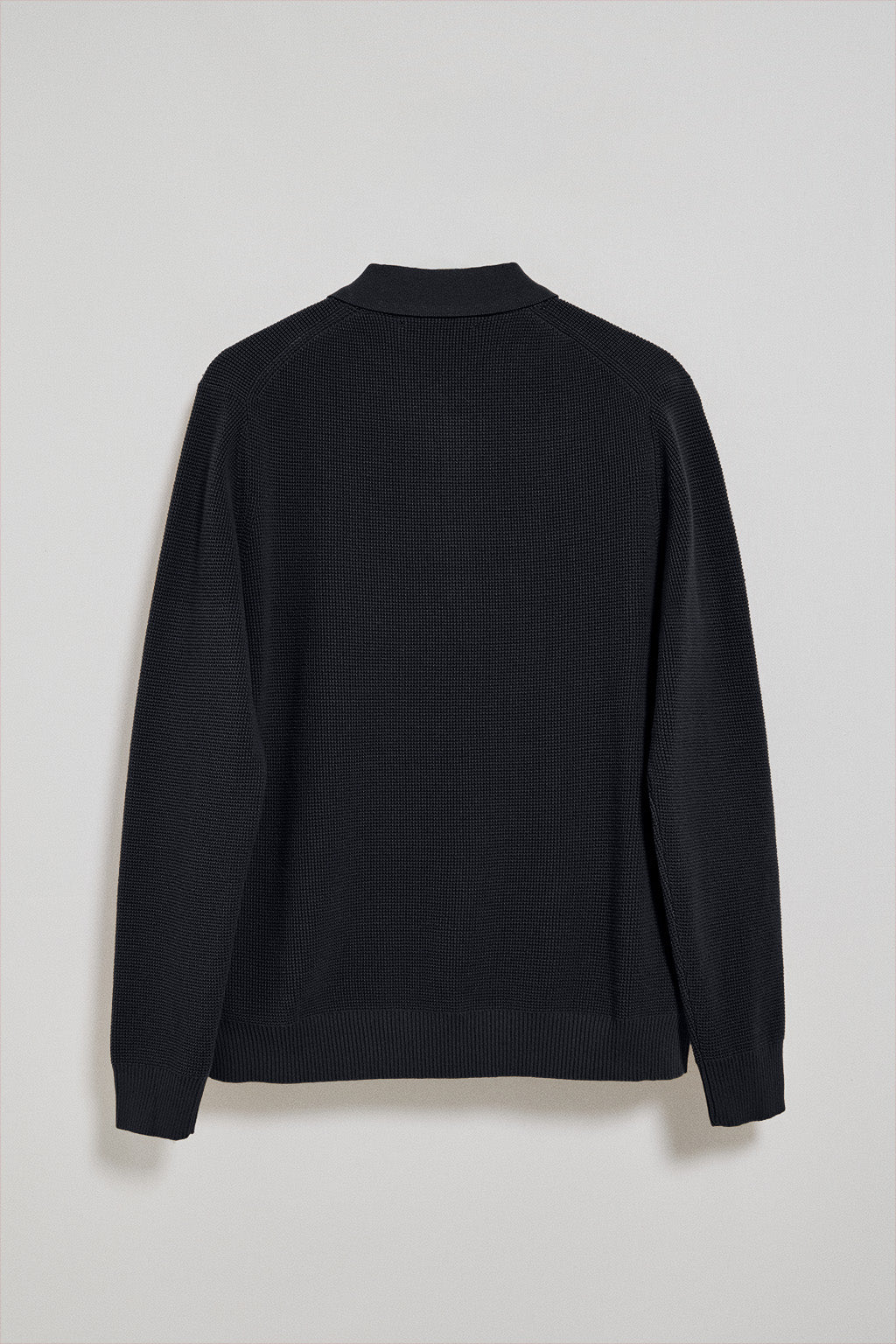 Navy-blue polo-neck basic jumper Pol with zip and Rigby Go detail - Image 7
