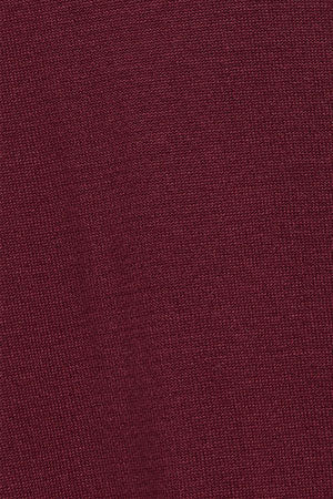 Maroon turtleneck knit jumper with Rigby Go embroidered logo - Image 9