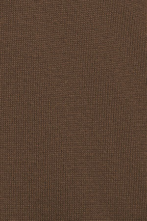 Dark-brown round-neck knit jumper with Rigby Go embroidered logo - Image 9