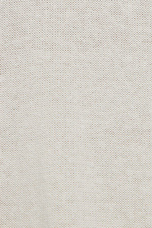 Beige round-neck jumper in linen and cotton with Rigby Go embroidery - Image 10