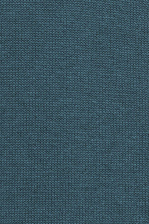 Denim-blue round-neck jumper in linen and cotton with Rigby Go embroidery - Image 10