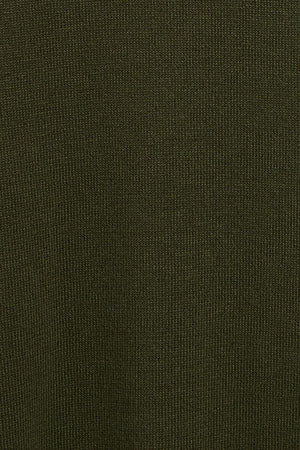 Dark-green round-neck knit jumper with Rigby Go embroidered logo - Image 9