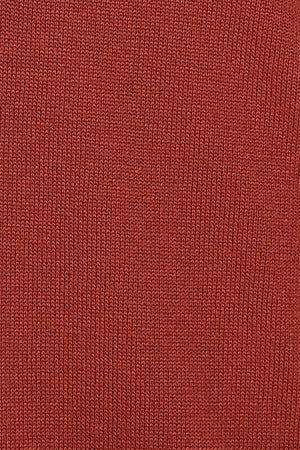 Red round-neck knit jumper with Rigby Go embroidered logo - Image 6