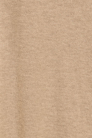 Caramel-marl round-neck knit jumper with Rigby Go embroidered logo - Image 9
